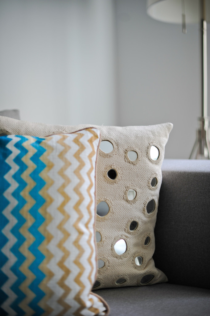 Spring couch Pillows - Chevron Pillows