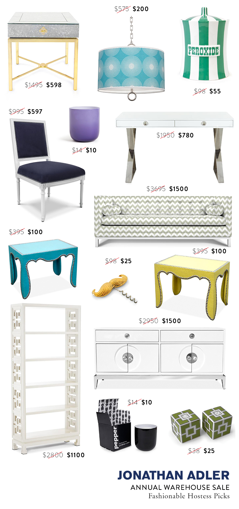 jonathanadler annual warehouse sale picks by FashionableHostess